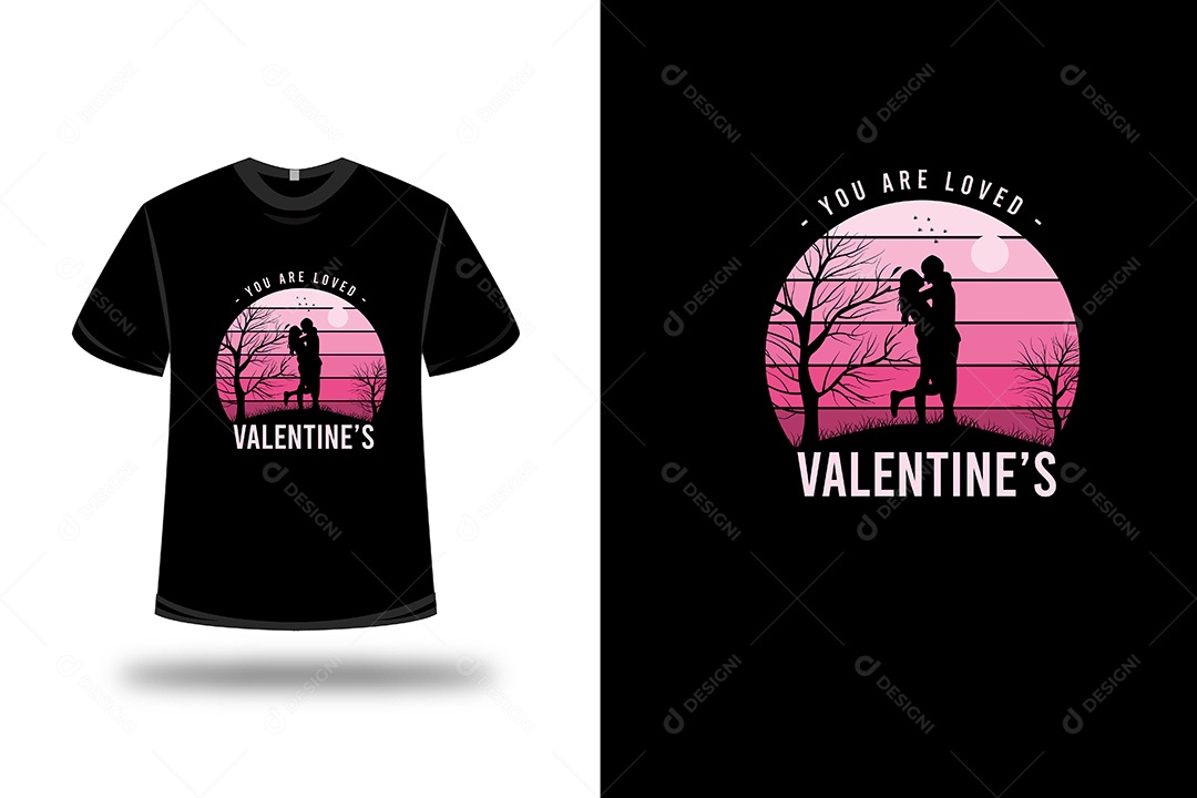 Camiseta dia dos Namorados Vetor EPS