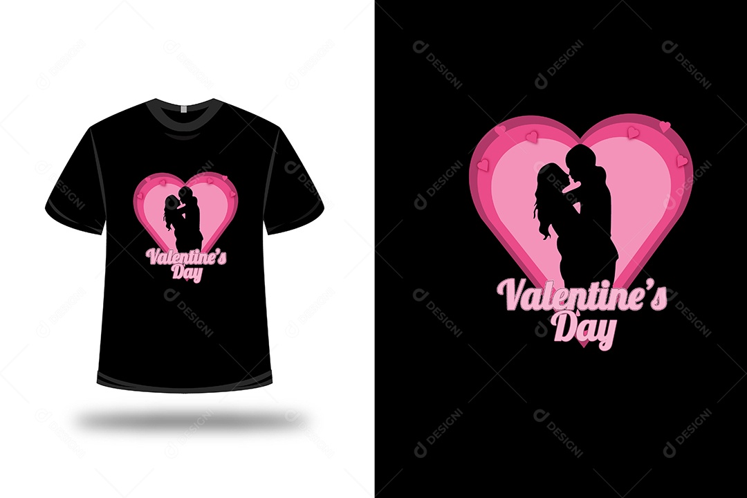 Camiseta dia dos Namorados Vetor EPS