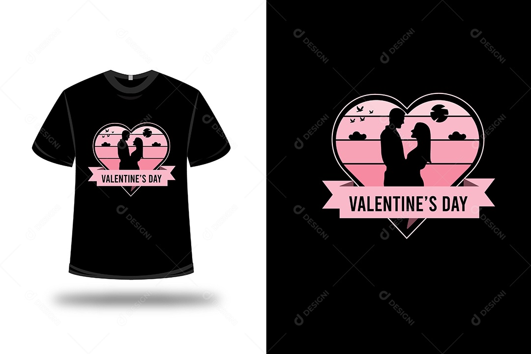 Camiseta dia dos Namorados Vetor EPS