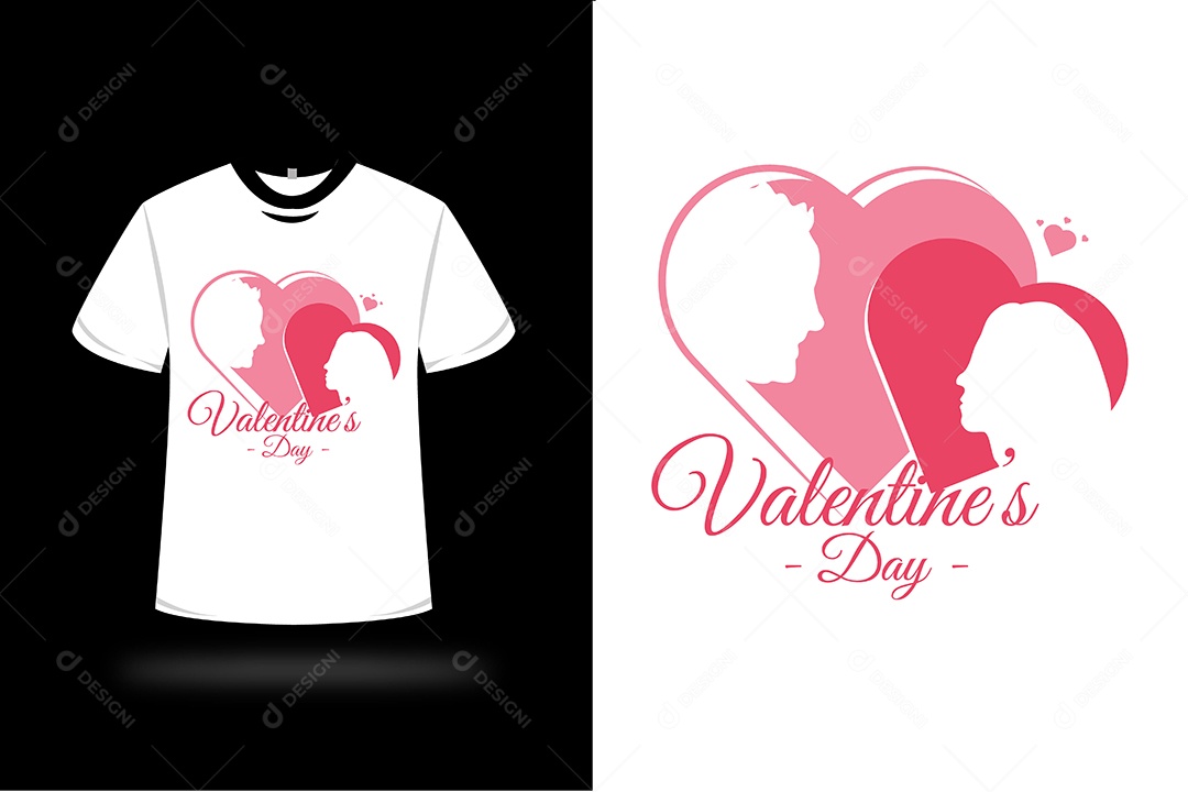 Camiseta dia dos Namorados Vetor EPS