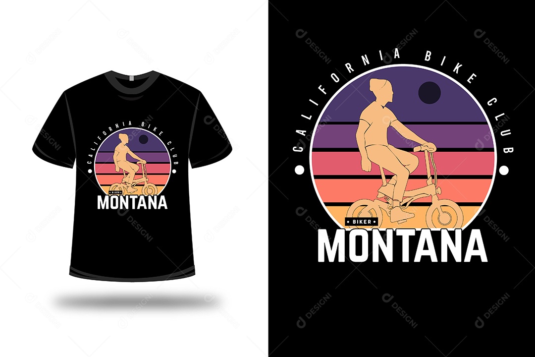 Camiseta Clube de Bicicleta Vetor EPS