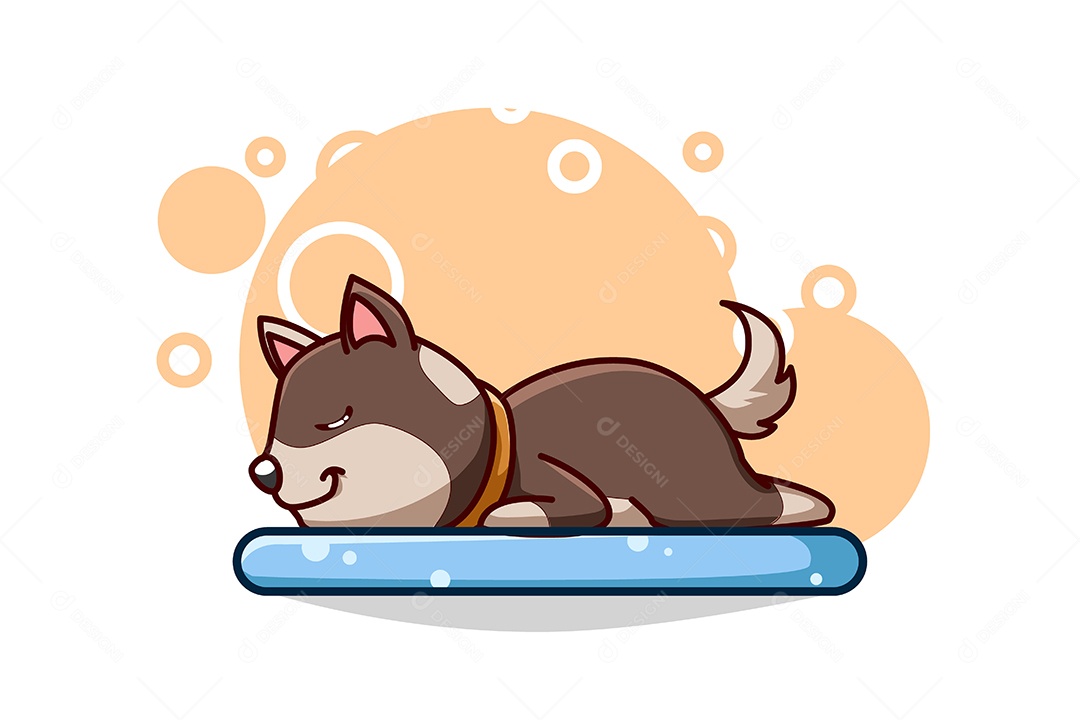 Cachorro Animal Ilustração Vetor EPS + AI