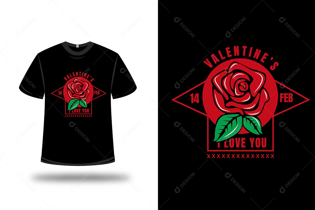 Camiseta dia dos Namorados Vetor EPS