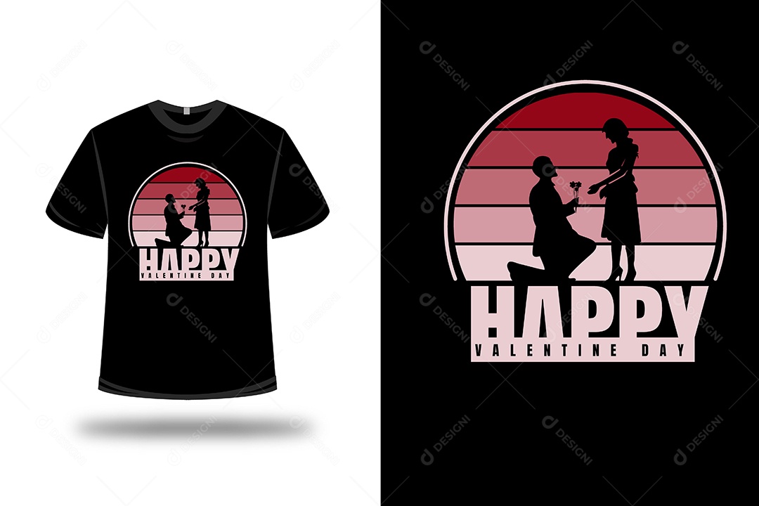 Camiseta dia dos Namorados Vetor EPS