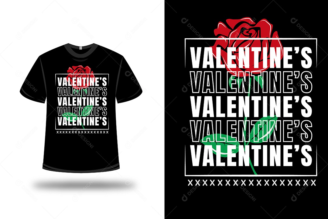 Camiseta dia dos Namorados Vetor EPS