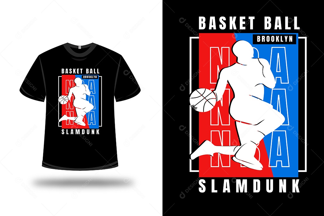 Camiseta Basquetebol Vetor EPS