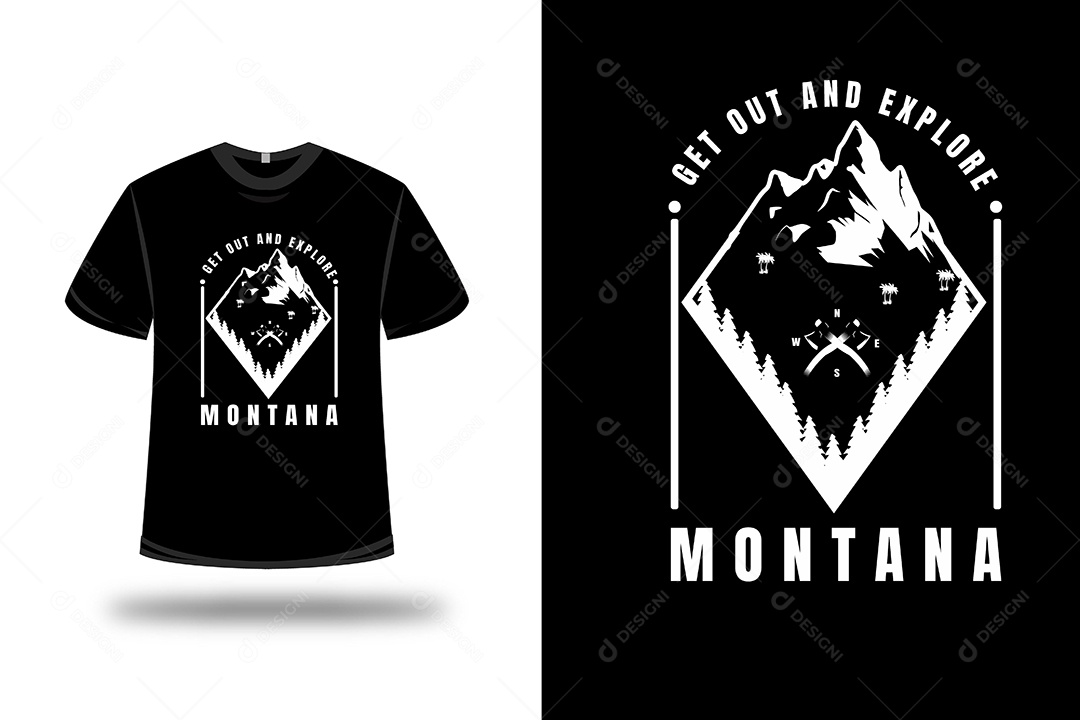 Camiseta Aposte e Explore Vetor EPS