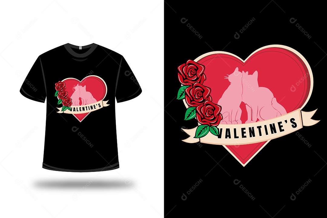 Camiseta dia dos Namorados Vetor EPS