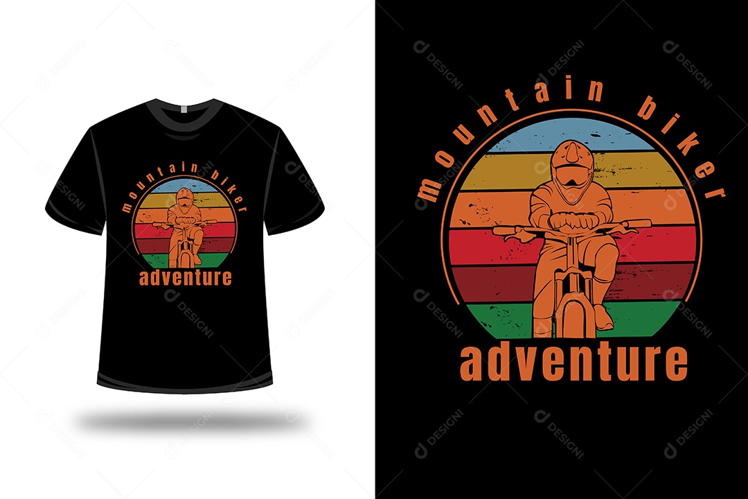 Camiseta Aventura Vetor EPS