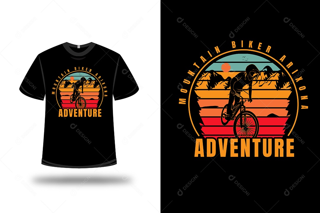 Camiseta Aventura Vetor EPS