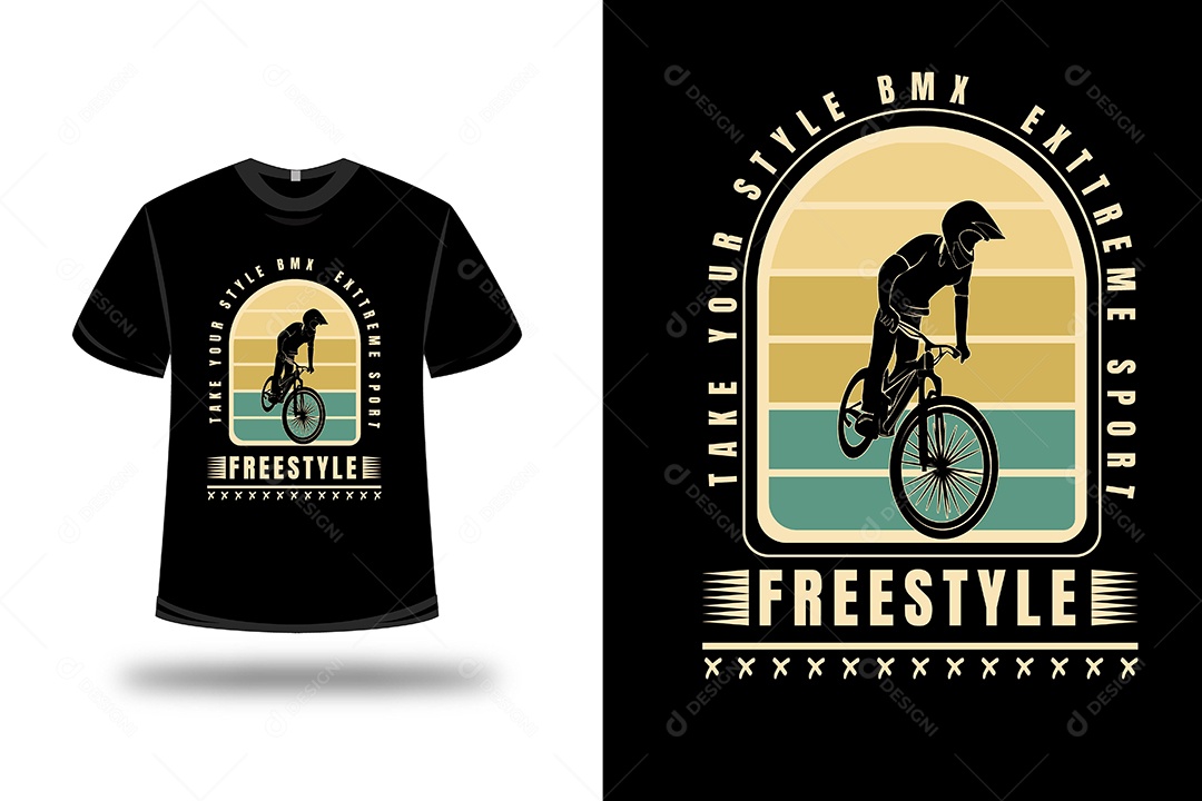 Camiseta Estilo Livre Vetor EPS