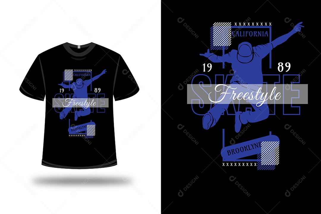 Camiseta Estilo Livre Vetor EPS