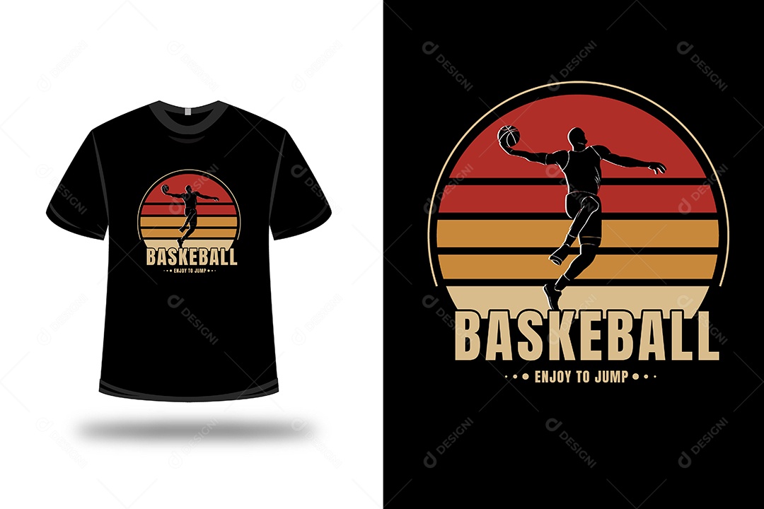 Camiseta Basquetebol Vetor EPS