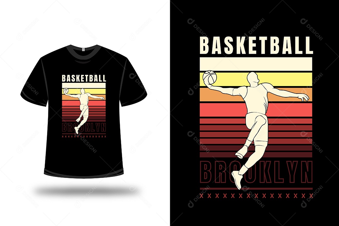 Camiseta Basquetebol  Vetor EPS