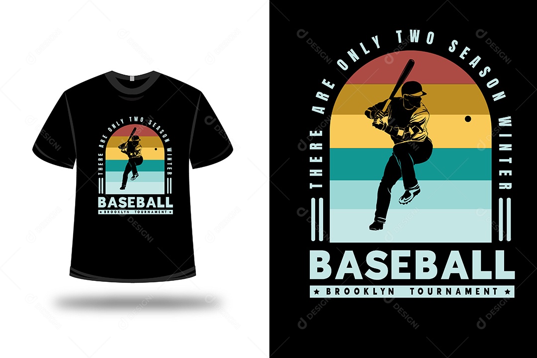 Camiseta Beisebol Vetor EPS