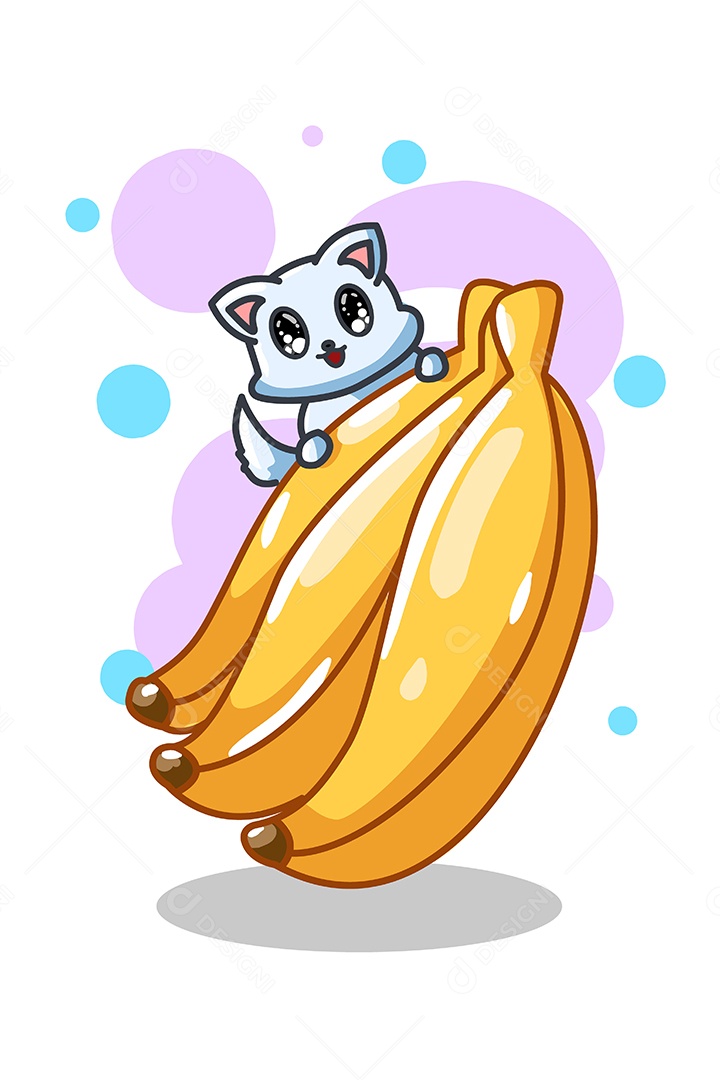 Gato Animal Ilustração Vetor EPS + AI