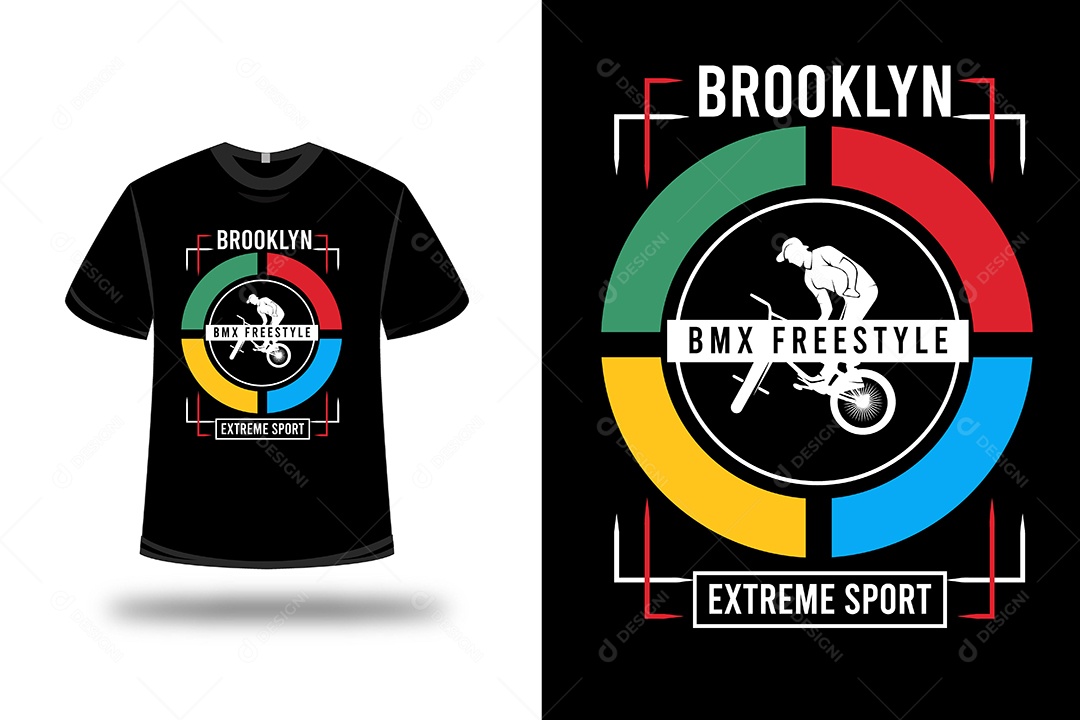 Camiseta Motocicleta Estilo Livre Vetor EPS