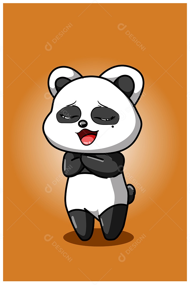 Urso Panda Animal Ilustração Vetor EPS + AI