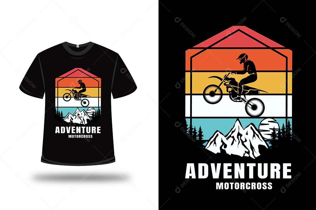 Camiseta Aventura Vetor EPS