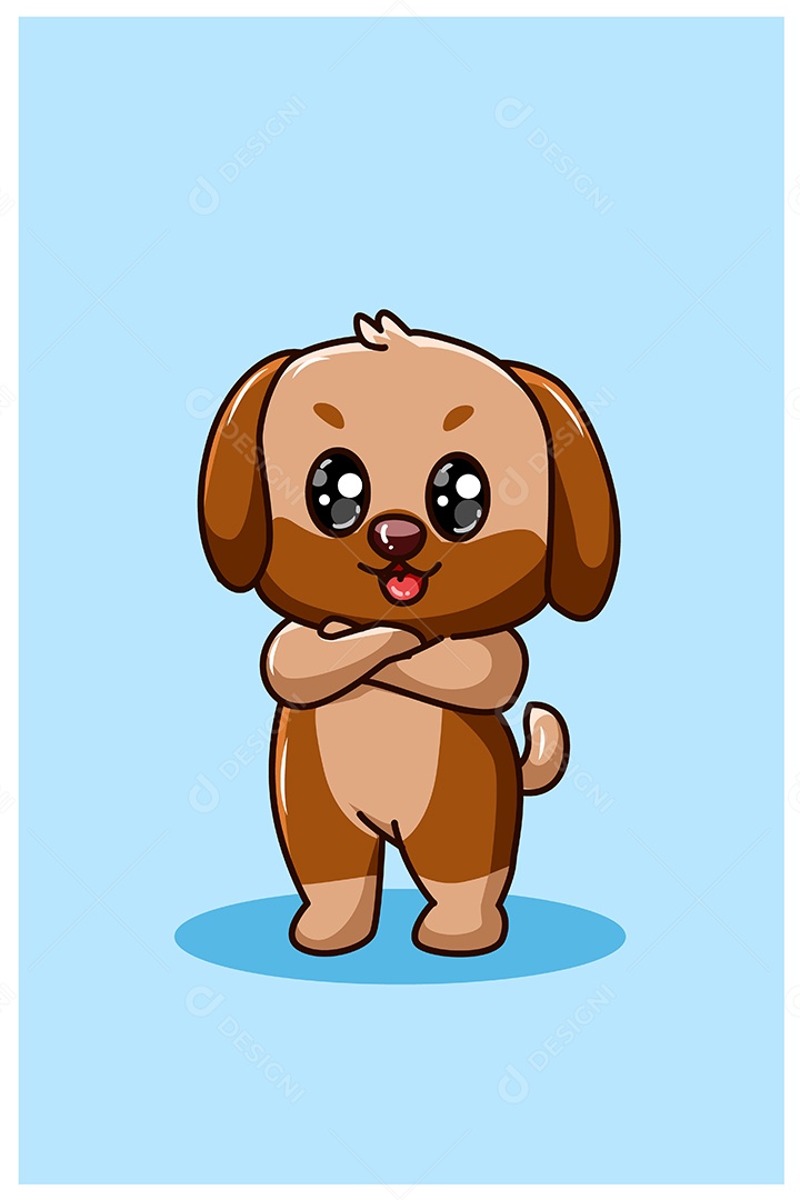 Cachorro Animal Ilustração Vetor EPS + AI