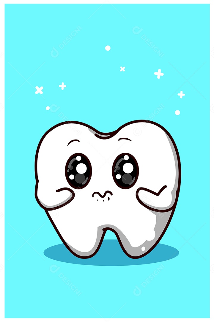 Dente Ilustração Vetor EPS + AI