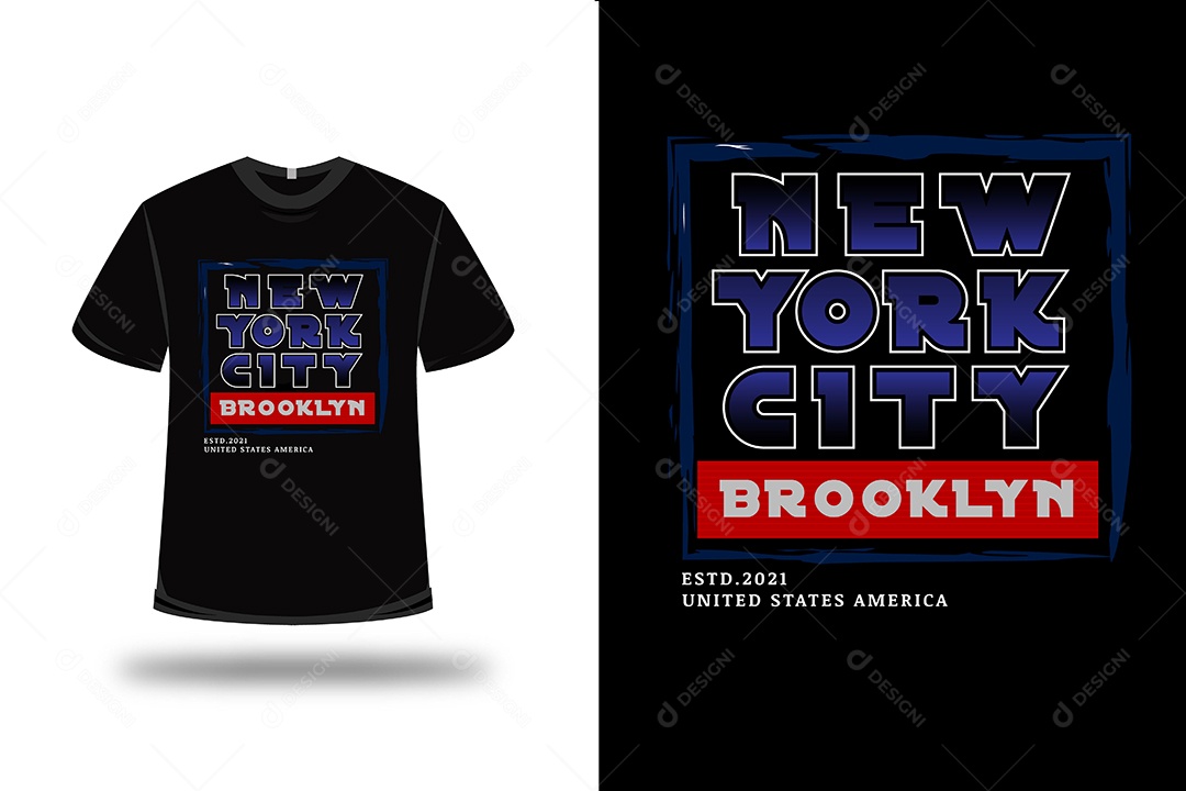 Camiseta  Cidade de Nova Iorque Vetor EPS