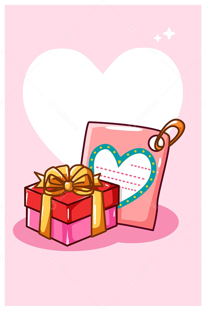 Ilustrações do Dia dos Namorados Vetor EPS + AI