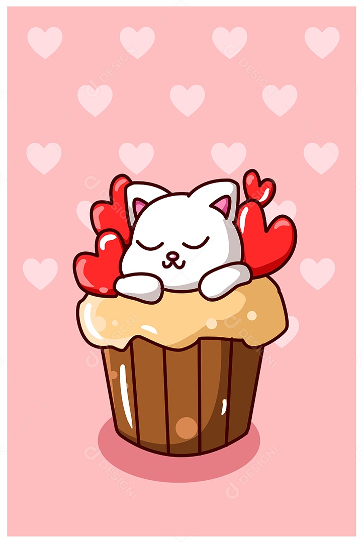 Cupcake Ilustração Vetor EPS + AI