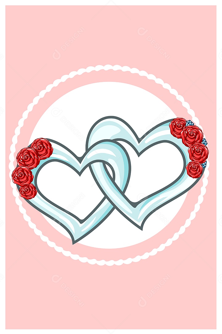 Ilustrações do Dia dos Namorados Vetor EPS + AI