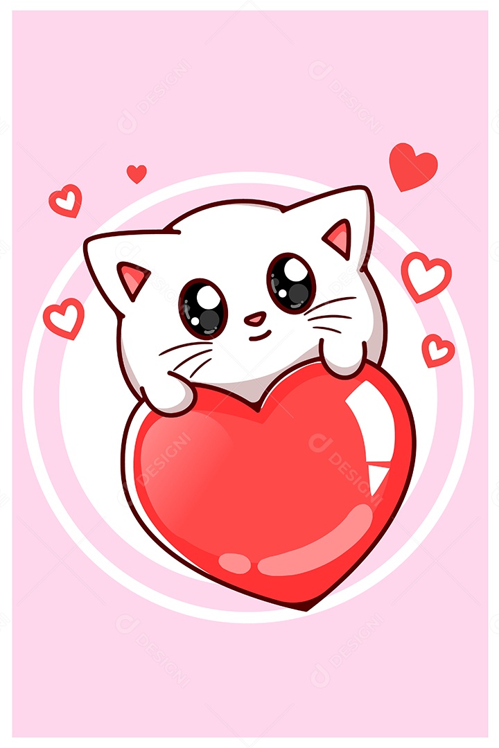 Gato Animal Ilustração Vetor EPS + AI