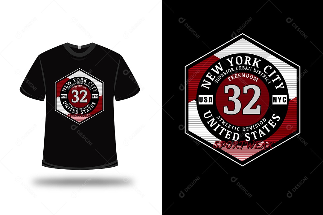 Camiseta  Estados Unidos Vetor EPS