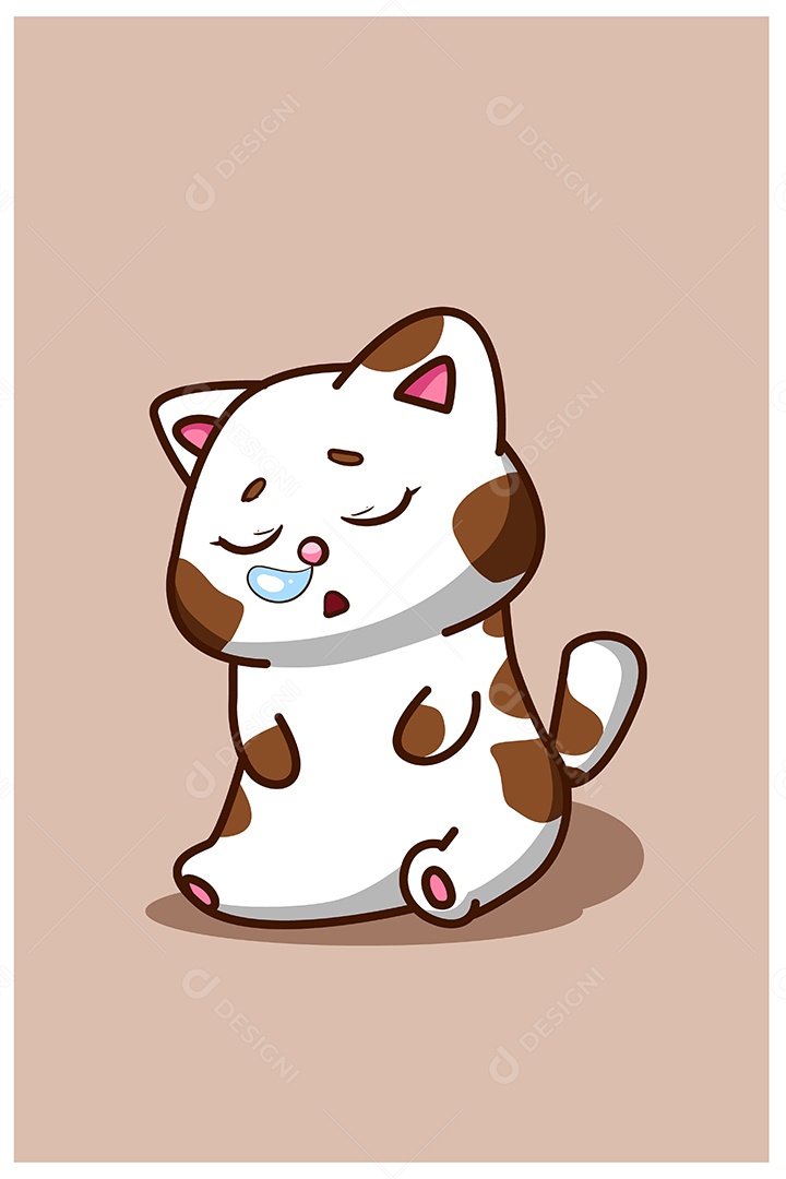 Gato Animal Ilustração Vetor EPS + AI