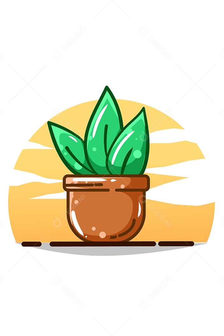 Plantas Ilustração Vetor EPS + AI