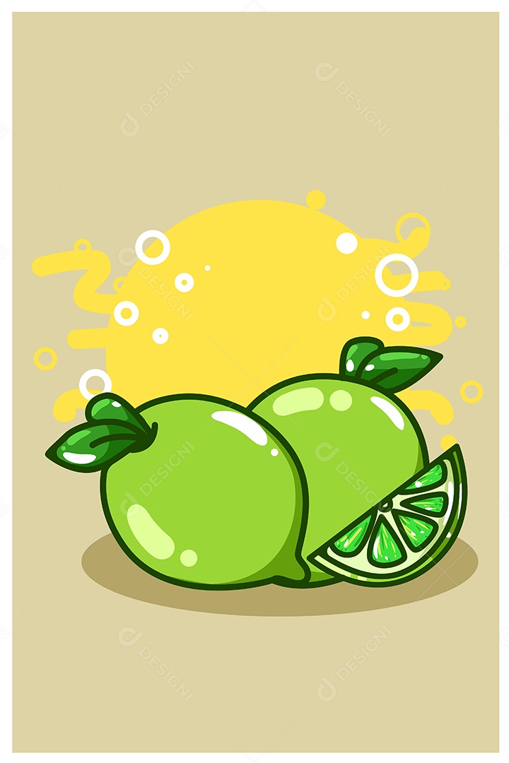 Limão Ilustração Vetor EPS + AI