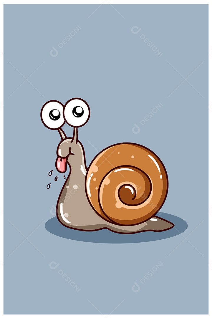 Caracol Ilustração Vetor EPS + AI