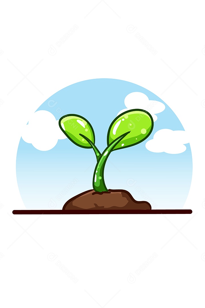 Planta Ilustração Vetor EPS + AI