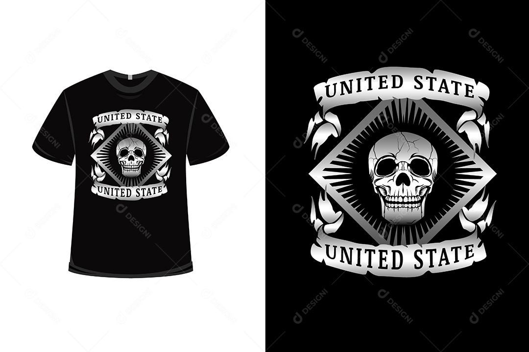 Camiseta Estados Unidos  Vetor EPS