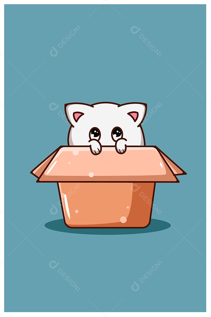 Gato Animal Ilustração Vetor EPS + AI