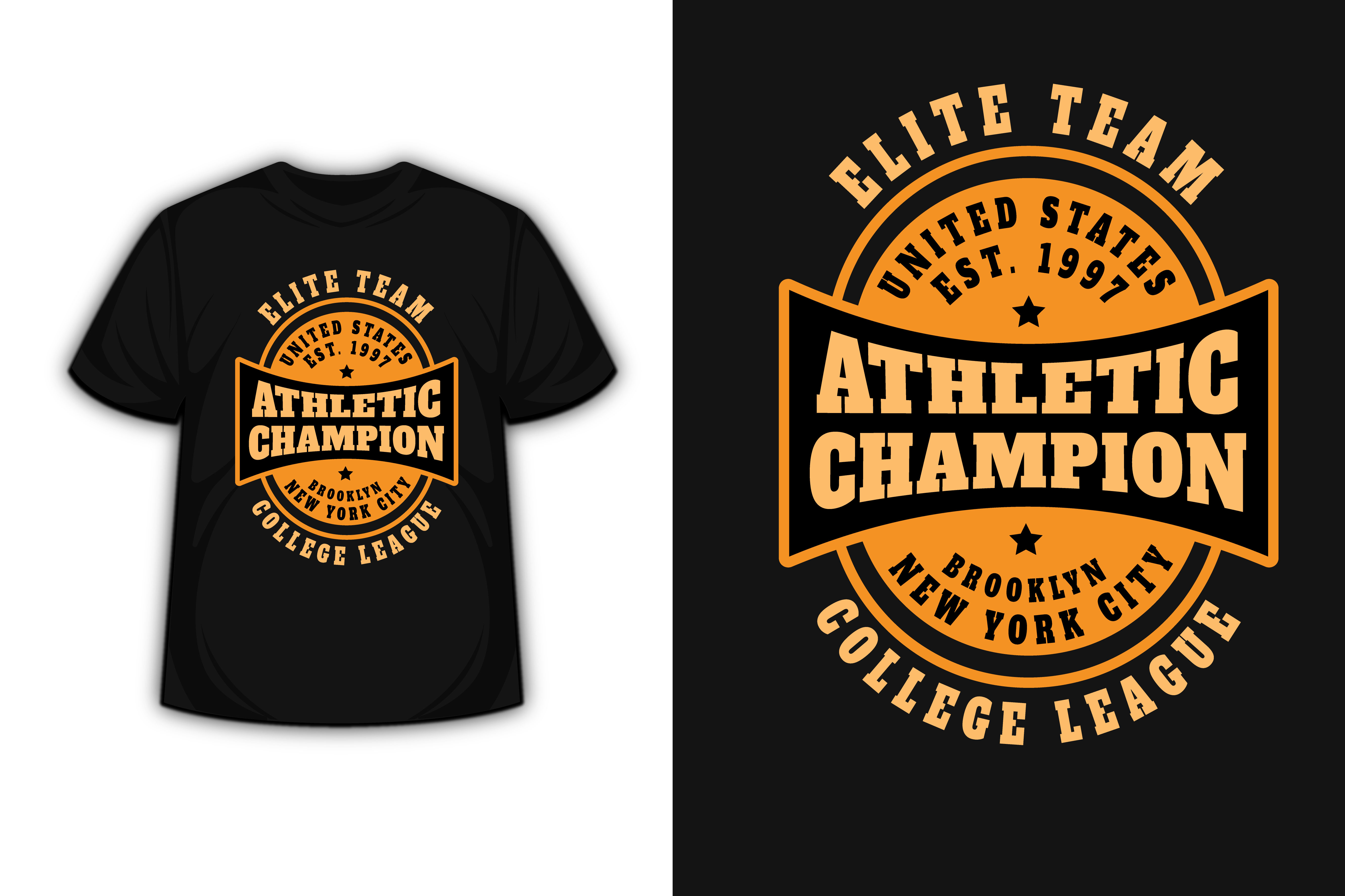 Camiseta Campeão Atlético  Vetor EPS