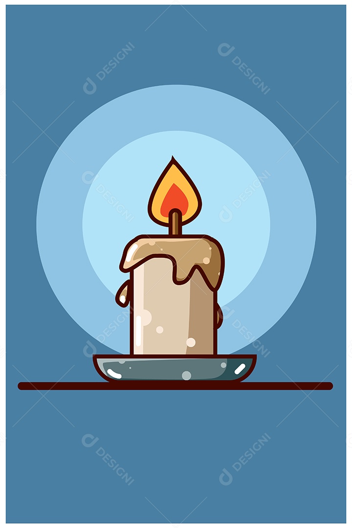 Vela Ilustração Vetor EPS + AI