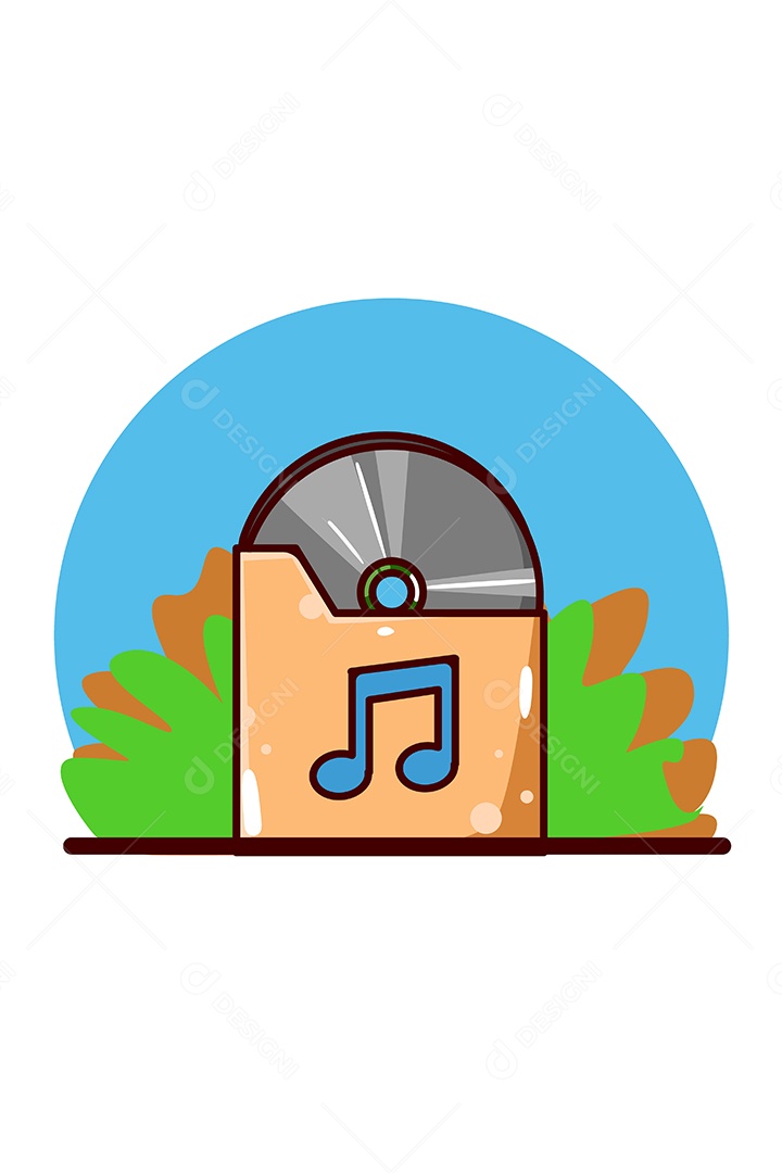 Arquivo de Musica Ilustração Vetor EPS + AI