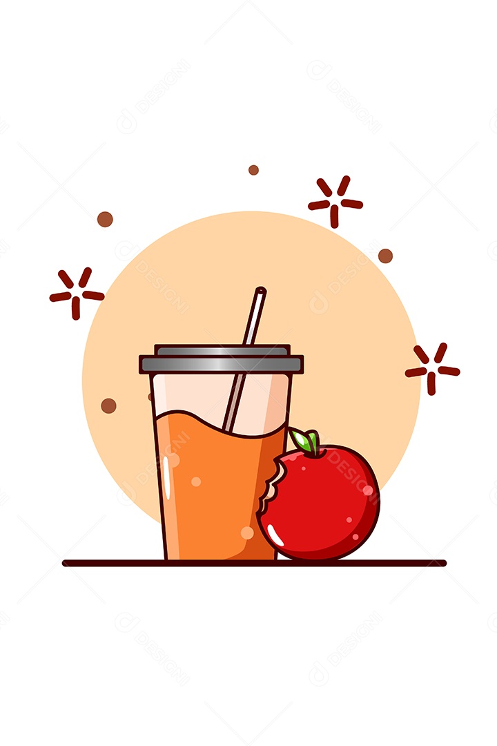 Suco Animal Ilustração Vetor EPS + AI