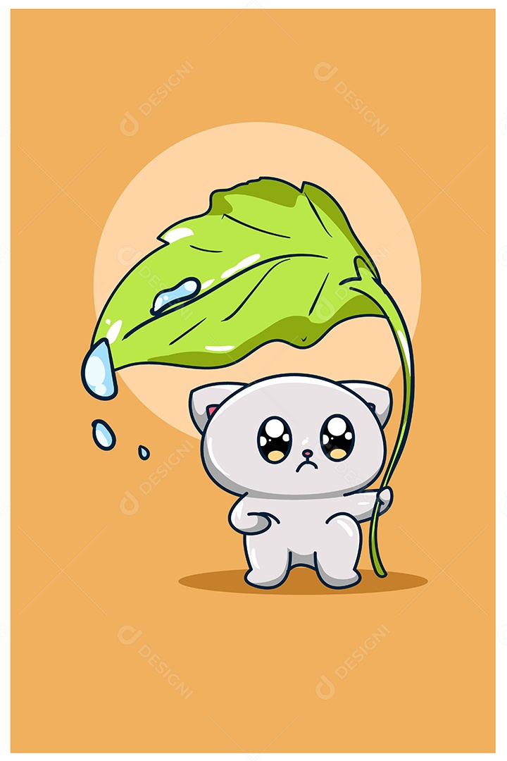 Gato Animal Ilustração Vetor EPS + AI