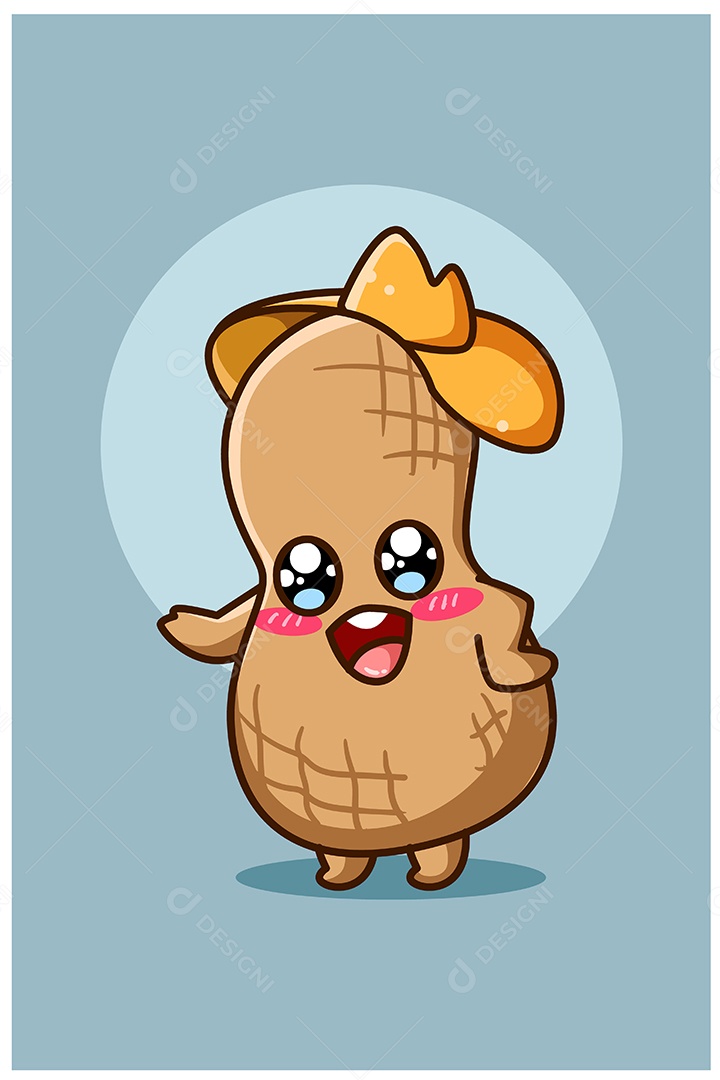 Amendoim Ilustração Vetor EPS + AI