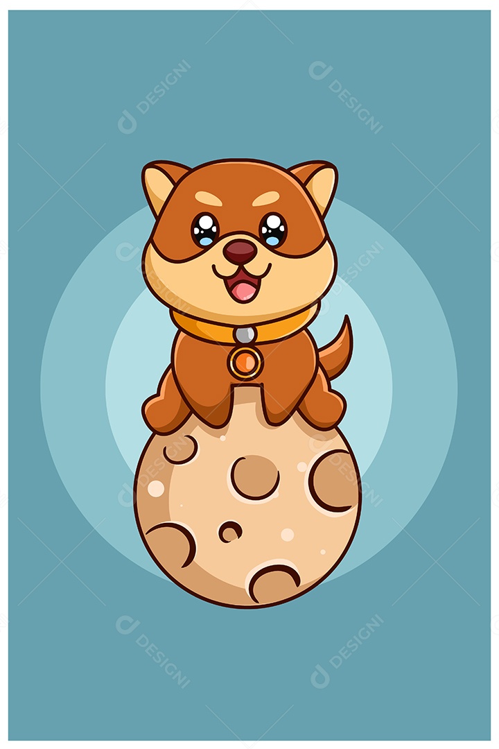 Cachorro Animal Ilustração Vetor EPS + AI