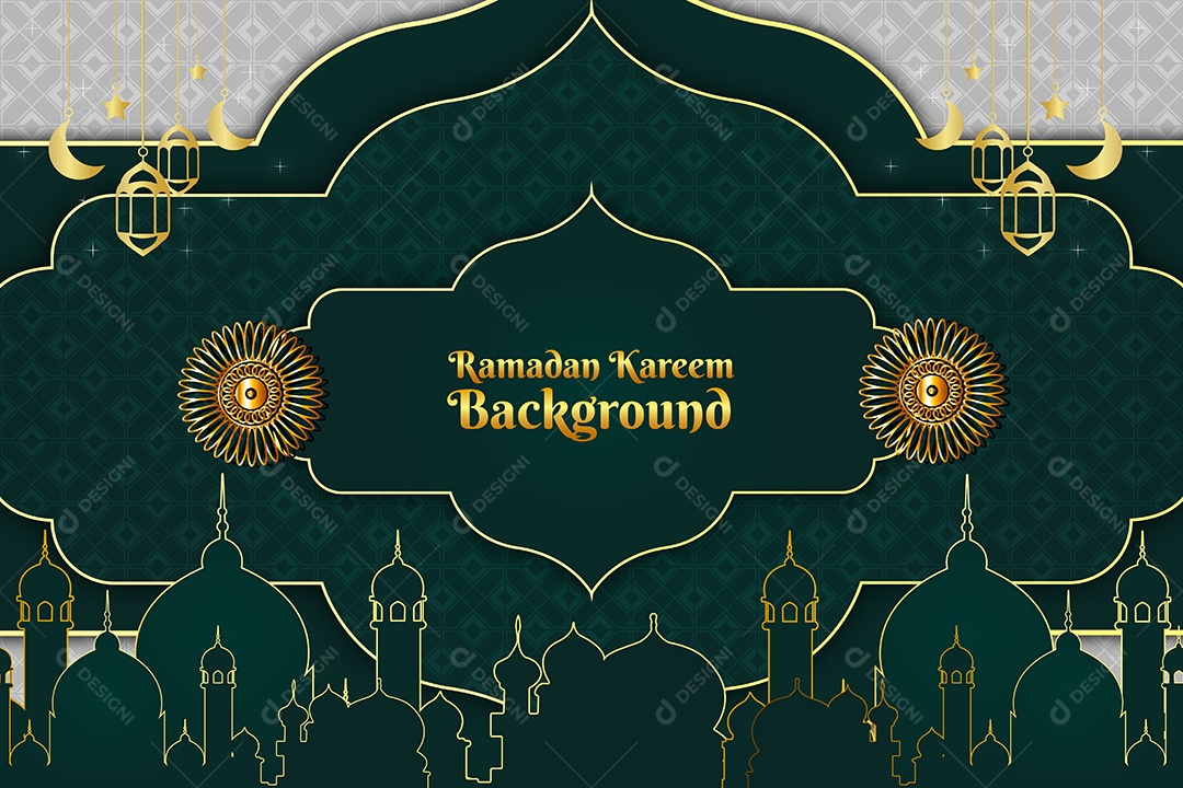 Ramadã Kareem Vetor EPS Editável