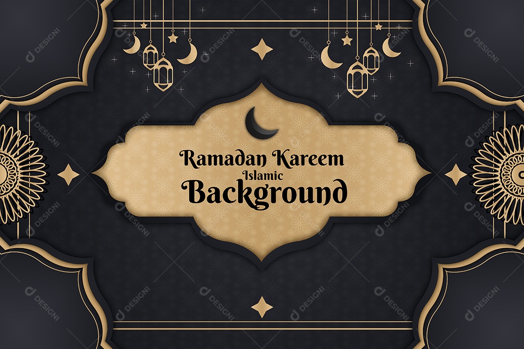 Ramadã Kareem Vetor EPS Editável