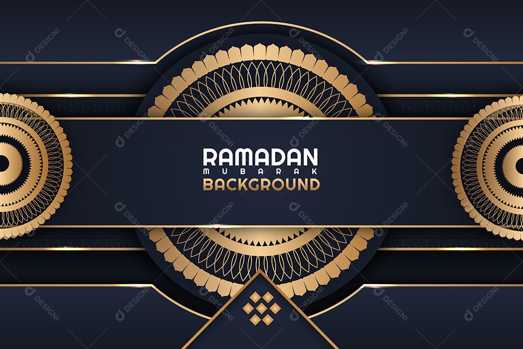 Fundo do Ramadã Vetor EPS Editável