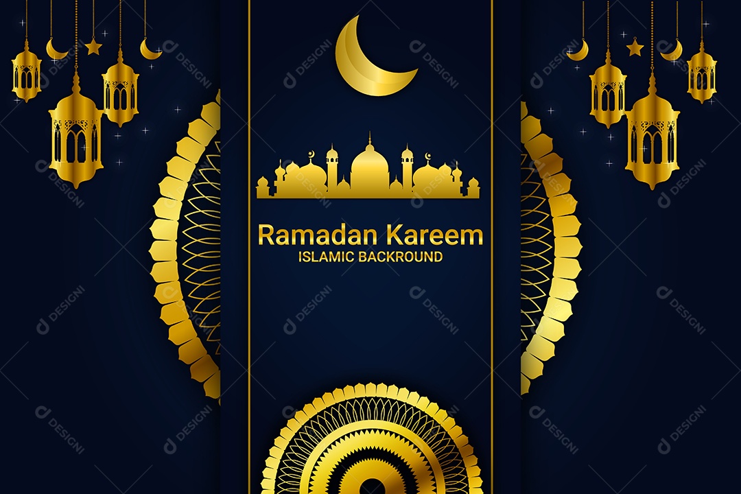 Ramadã Kareem Vetor EPS Editável