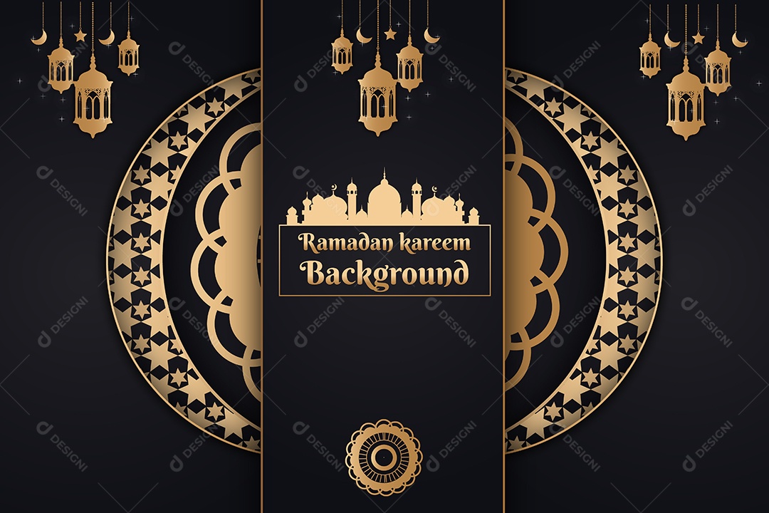 Ramadã Kareem Vetor EPS Editável